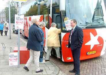 Actie voor gratis busvervoer