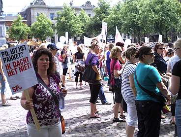 Manifestatie in Den Haag